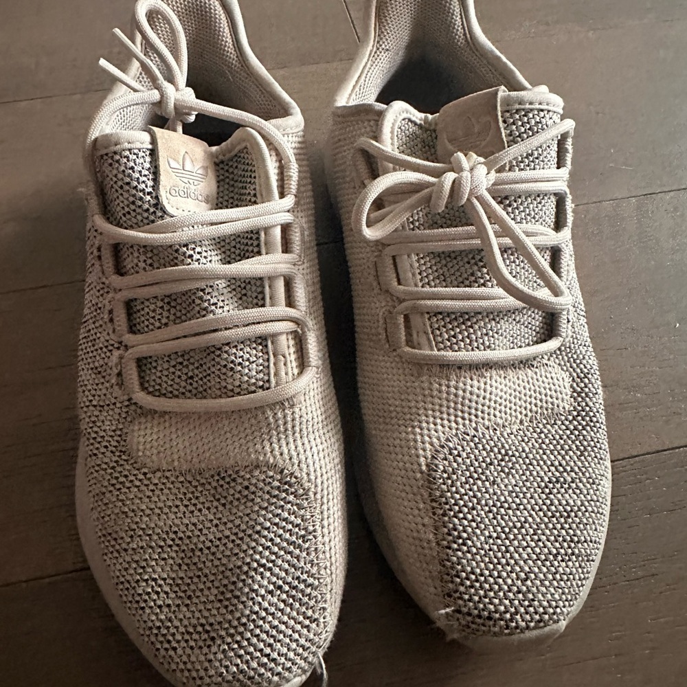 Adidas Tubular Shadow Knit Light Brown Shoes - Picture 5 of 6